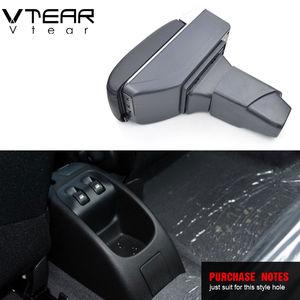 Accoudoir en <span class=keywords><strong>cuir</strong></span> artificiel de haute qualité, boîte de rangement d'interface USB, style de voiture avec fil rouge, intérieur en ABS, repose-bras, accessoires pour PEUGEOT 206 207 - Product Image 2