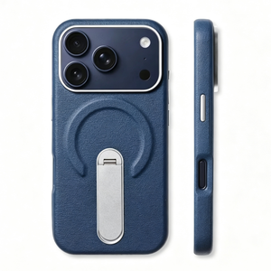 Funda Magnética de Cuero PU para Teléfono Celular, Compatible con iPhone 18 17 16 15 14 13 Pro Max, con Protección de 360 Grados °   Soporte de metal para teléfono con cubierta a prueba de golpes - Product Image 5