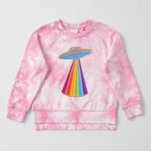 2 Piece Kids Custom Sweat Suit <b>Tie</b> <b>Dye</b> Crew Neck Jogger <b>Set</b> - Product Image 2