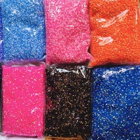 Strass en résine à dos plat à coller, 2-6mm, en vrac, pour vêtements et nail art, loisirs créatifs