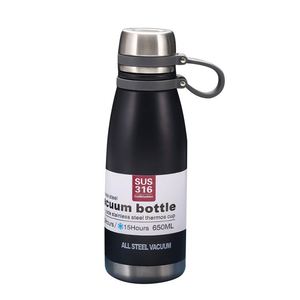 Bouteille isotherme en acier inoxydable écologique 2026 à double paroi, tasse thermos portable pour le sport avec poignée - Product Image 3
