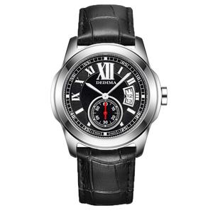 OEM ODM <b>Men's</b> Luxury Quartz <b>Watch</b> Waterproof Stainless Steel <b>Wrist</b> <b>Watch</b> Alloy Case Luminous Band Leather Strap Pointer Dial - Product Image 3