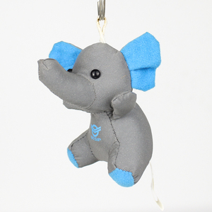 Yolite En13356 Made in China Portachiavi Riflettente in PVC Nero Giocattolo Ciondolo 3D Orsacchiotto Mamma con Riflettore Morbido - Product Image 5