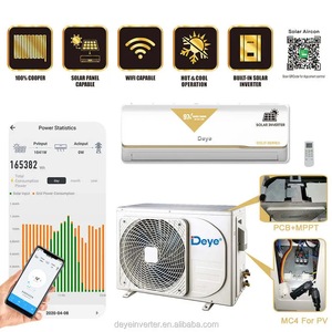 Off Grid năng lượng mặt trời điều hòa không khí hoàn chỉnh Set treo tường chia loại biến tần năng lượng mặt trời điện AC Hệ thống làm mát không khí với gel Pin - Product Image 2