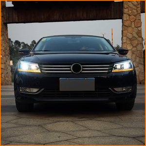 Faro per VW <span class=keywords><strong>Volkswagen</strong></span> <span class=keywords><strong>Passat</strong></span> <span class=keywords><strong>B7</strong></span> Versione USA 2011-2015, Gruppo Fari LED Auto, Aggiornamento con Lente Bifocale, Lampada Anteriore in Vendita - Product Image 3