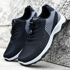 Zapatos Deportivos de Malla para Hombre, con Cordones, Punta Redonda, Suela Plana, Entresuela Transpirable de EVA, Suela Exterior de Goma, para Todas las Temporadas - Product Image 3
