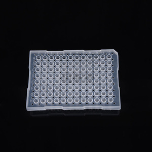 Yueside 96 Well Pcr <b>Plate</b> 0.2ml Flat Convex <b>Surface</b> With Skirt Sealed Sterile Laboratory Microplate - Product Image 1