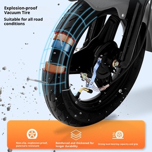 Vélo électrique adulte à deux roues pour <span class=keywords><strong>femme</strong></span> 350W 48V moteur de moyeu arrière capteur à 3 vitesses batterie plomb-acide vélo électrique assisté - Product Image 3