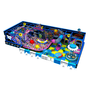 Centre de jeux commercial garderie les mieux notés enfants et adultes zone de centre commercial toboggan de terrain de jeu intérieur pour enfants accessoires d'ensemble de jeux - Product Image 1