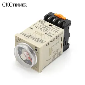 100-240VAC 24-240VAC/DC H3CR-A8 time relay 1.2s to 300h 50/60Hz 8PIN With Base Power On And Off Cycle Delay Time Relay