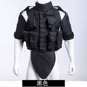 Chaleco Táctico Unisex de Moda Negro con Cremallera de Nailon Impermeable con Camuflaje ACU CP - Product Image 3