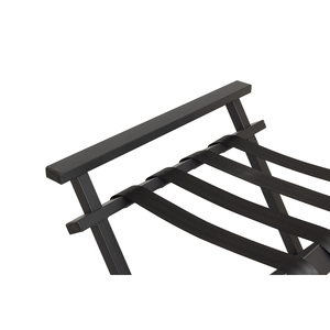 MILENYUM LR-S-002 Moderno Soporte de Equipaje de Acero con Recubrimiento de Polvo Negro, Estante Metálico Plegable para Habitación de Hotel, Dormitorio, Sala de Estar - Product Image 5