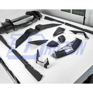 Faldones Laterales, Paneles y Alerones de Fibra de Carbono Visible para Lamborghini Revuelto - Product Image 5