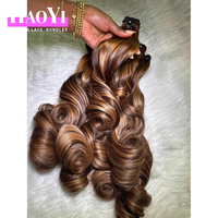 Extensions de cheveux humains vierges cambodgiens de qualité supérieure, bruts, colorés, bouclés et rebondissants, avec cuticules alignées
