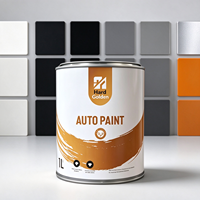 Peinture automobile de couleur unie, peinture de finition 2K, peinture de finition automobile à brillance longue durée pour la rénovation de la carrosserie