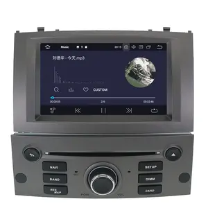 Aotsr Android 10.0 2 + 16G Auto Radio Gps Navigatie Voor Peugeot 407 Auto Stereo Head Unit Multimedia Speler