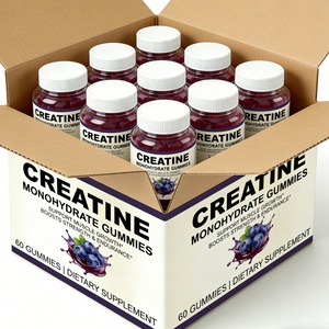 Gomitas de Creatina Sin Azúcar OEM para Adultos, Suplemento Dietético Deportivo, 3g 5g, Sabor Arándano, Creatina Monohidrato - Product Image 4