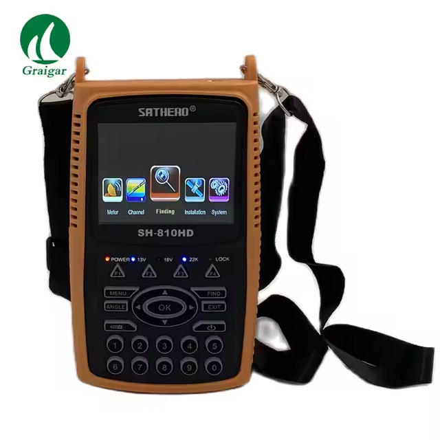 SH-810HD Digital Combo Meter DVB-S2 DVB-T2 for Test Instrument Plastic Sat Finder for Satellite TV Receivers
