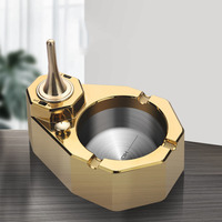 Allume-cigare hybride électrique à huile et à kérosène de bureau en acier inoxydable Baicheng avec cendrier