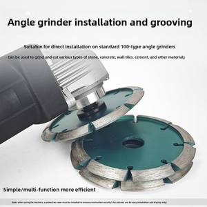 Công nghiệp cấp 100mm Máy mài góc dày đĩa cắt hình chữ V lưỡi cưa kim cương khô cắt khía công cụ Báo Chí nóng - Product Image 4