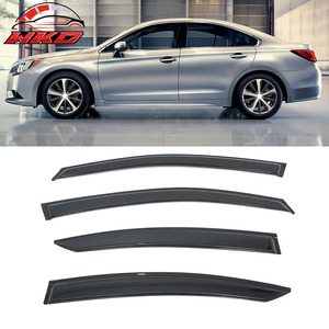 Viseras deflectores de ventana de acrílico ahumado para Subaru Legacy Sedan 15-19, juego de 4 piezas - Product Image 1