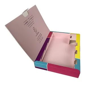 Individuelles Logo bedrucktes Papier Geschenk Körperlotion Kosmetikbox gesundes Produkt Handcreme Papier-Pappkarton mit Fenster