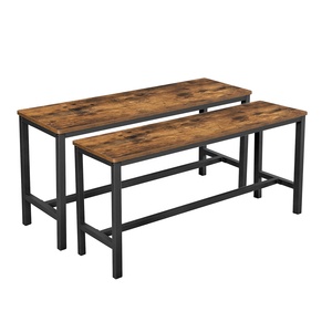 <span class=keywords><strong>VASAGLE</strong></span> Bancs d'intérieur de style mid-century en gros, robustes, avec cadre en métal, ensemble de 2 <span class=keywords><strong>chaises</strong></span> de salle à manger pour la maison, le bar et l'appartement - Product Image 1