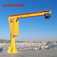 Jib Crne 360 autoportant de haute qualité °   Grue à flèche rotative murale de type pilier pour poste de levage en usine