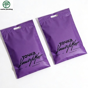 ถุงซิปล็อคแบบรีซีลได้สำหรับบรรจุภัณฑ์เสื้อผ้าฮู้ดดี้แบบเสื้อยืด CPE GRS เป็นมิตรกับสิ่งแวดล้อม  แบบหรูหรา  ผิวสัมผัสนุ่ม - Product Image 4