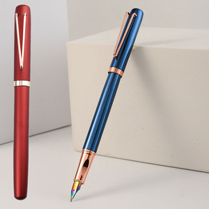Pluma estilográfica de metal personalizada, pluma de caligrafía con logotipo personalizado, regalo promocional, nueva moda - Product Image 5