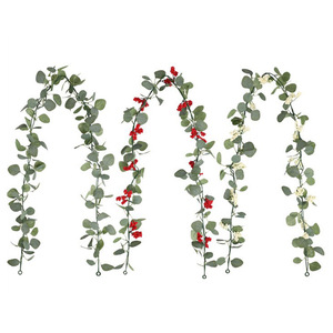 Artificial Flower Vines 177cm Silk Berries Wall Hanging Christmas Decorations <b>Wedding</b> Home <b>Props</b> - Product Image 5