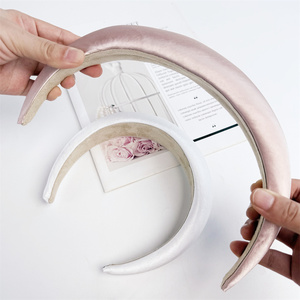 عصابة رأس واسعة على الطراز الكوري عالية التاج ملحقات رفع الشعر البسيطة عقال عريض للنساء - Product Image 2