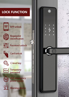 Eseye Cerradura Inteligente Venta al por mayor Cerradura de puerta digital TUYA WIFI APP Contraseña Huella digital Cerraduras inteligentes
