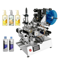 Machine d'étiquetage semi-automatique à écran tactile, à rotation et à bascule, double face, pour flacons cosmétiques carrés et plats, directement de l'usine