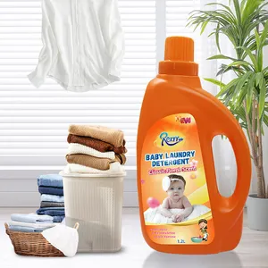 Toptan 1.2L bitki tabanı nazik formülü bebek sıvı çamaşır deterjanı yıkama giysi iç çamaşırı