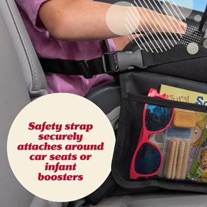 Free sample Kids Travel Tray Toddler Car Seat & Airplane <b>Lap</b> <b>Desk</b> with Storage Pockets Road Trip Activity Tray for Snacks/Toys/ - Product Image 6