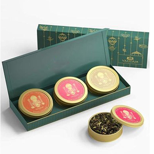 Set da tè in cartone con stampa logo personalizzato scatola <span class=keywords><strong>regalo</strong></span> di lusso scatola di tè a base di erbe campioni di imballaggio per tè - Product Image 5