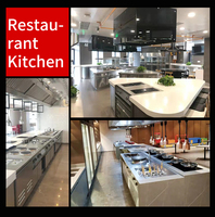 Équipement de cuisine complet en acier inoxydable sur mesure pour hôtels et restaurants, service tout-en-un