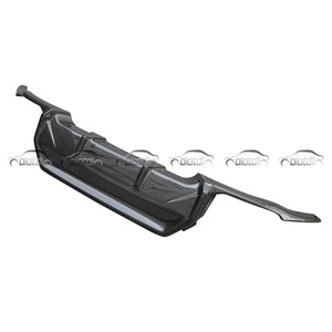 Difusor Trasero de Fibra de Carbono Seca con Aletas y Alerón Estilo 3D 1x1 de Tejido Liso para BMW Serie 2 COUPE G42 M240 Auto Tuning - Product Image 6