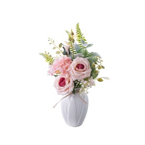 Bouquet de fleurs artificielles en forme de rose ciel étoilé, en tissu tissé plastique, pour décoration de mariage, de maison et accessoires de photographie CF02041 - Product Image 3