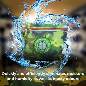 Camouflage Rechargeable Desiccant <strong>Dehumidifier</strong> Safe Silica Gel Bamboo Charcoal Bags Car Reusable Moisture Humidity Absorber - Product Image 6