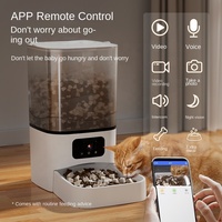 Distributeur automatique intelligent de nourriture pour animaux de compagnie avec Wi-Fi, contrôlé par application, minuterie, contrôle des portions, fournisseur OEM ODM