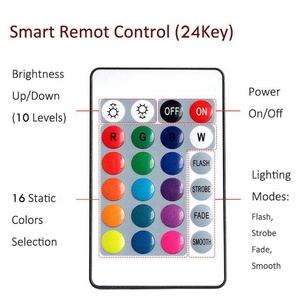 3D Night <strong>Light</strong> Lamp Base 16 Colors LED <strong>Light</strong> <strong>Display</strong> Base with Remote <strong>Control</strong> USB Cable Decorative 3D Led Lamp Base Factory - Product Image 2