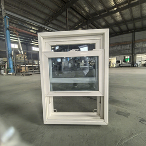 新产品批发新窗隔音格栅设计Upvc双悬窗 - Product Image 1