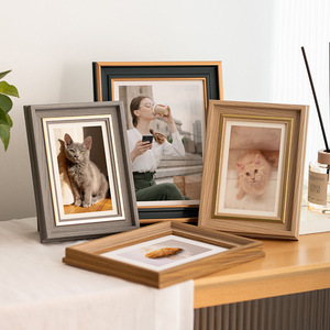 Mới tùy chỉnh mộc mạc hiện đại 8x10 hình chữ nhật bằng gỗ hình ảnh khung nhựa hiển thị hình ảnh khung cổ điển cho DIY - Product Image 2