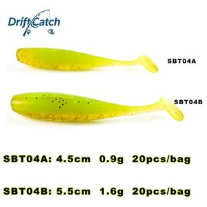 Yüksek Kaliteli 2.5 inç 3.5 inç Tuzlu Su Paddle <span class=keywords><strong>Tail</strong></span> Swimbait Yem 10 adet/paket Yumuşak Plastik Balıkçılık Pike Levrek Somon Burle ST-5 - Product Image 5