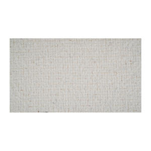 Tela Tweed de Primera Calidad Hecha en Corea, Cálida, Color Marfil, Textura Bouclé Plateada y Dorada, Textil Tejido Personalizado OEM y ODM - Product Image 1