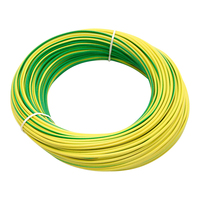 Cable eléctrico de un solo núcleo, cable eléctrico de PVC flexible de 1,5mm, 2,5mm y 4mm, de un solo núcleo