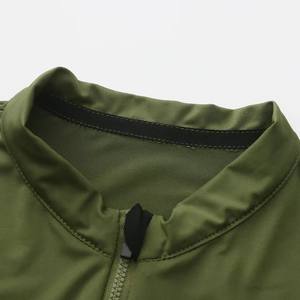 Maillot de cyclisme Zede, nouveau design, haute qualité, respirant, coupe-vent, unisexe, couleur verte, imprimé, tendance, manches trois quarts - Product Image 4