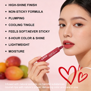 Private Label Custom Logo OEM ODM 24 Hours Color Non Sticky Plumping Formula 8 Default Shades Waterproof High Shine <b>Lip</b> <b>Gloss</b> - Product Image 5
